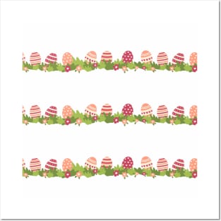 Easter Egg Stripes Posters and Art